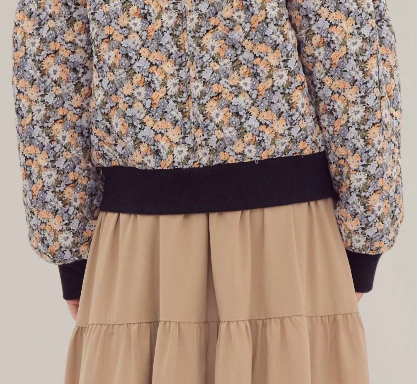 Entro - Floral Bomber Jacket