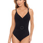 Amoressa Oil Slick Getty Black One-Piece Swimsuit