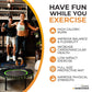 LEAPS & REBOUNDS 48" Mini Fitness Trampoline & Rebounder Exercise Equipment, Red