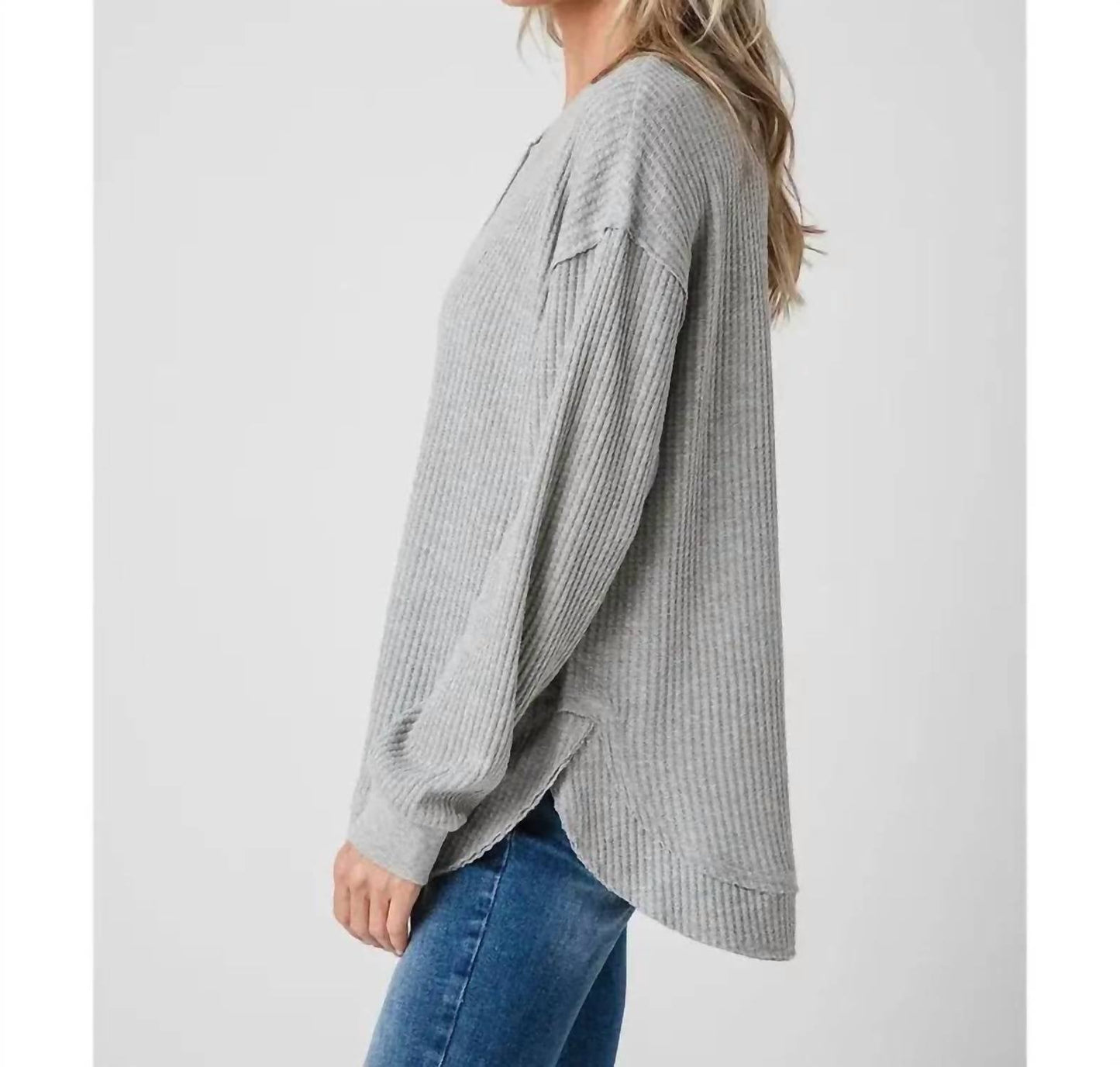 Z Supply - Jax Cozy Waffle Henley Top
