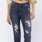 Judy Blue - Mid Rise Destroy Skinny Jean