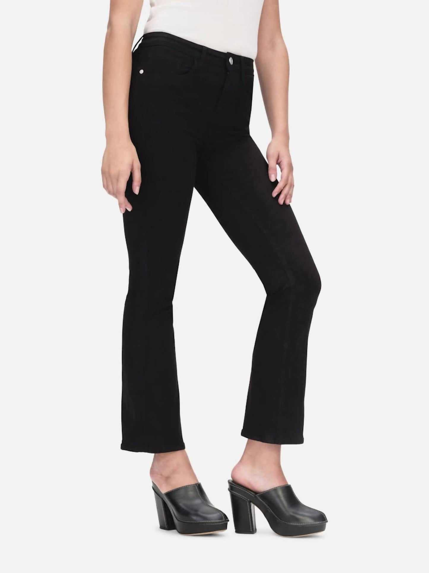 Frame - Le Crop Mini High Rise Boot Jeans
