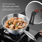 316l Stainless Steel Frying Pan with Glass Lid