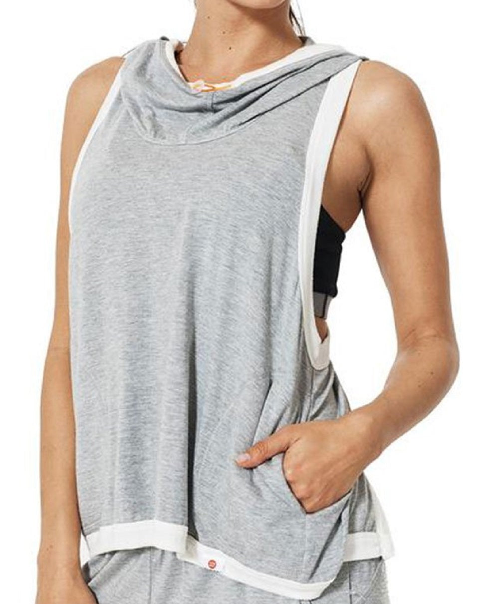 Vimmia Women's Retreat Open Back Vest Gray Size Large