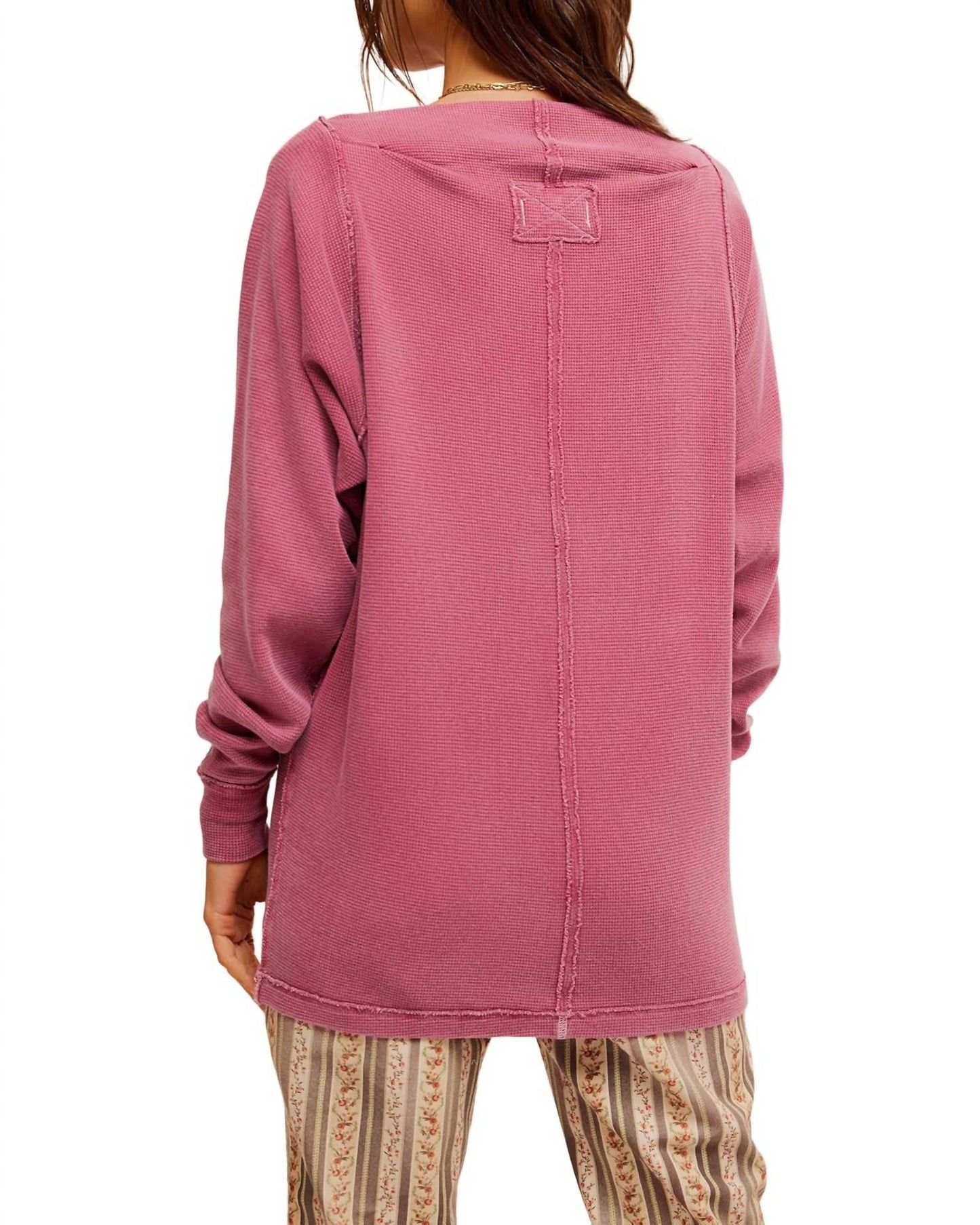 Free People - SAMMIE THERMAL SWEATSHIRT