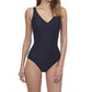 Profile By Gottex - Diamond In The Rough Surplice One Piece Swimsuit