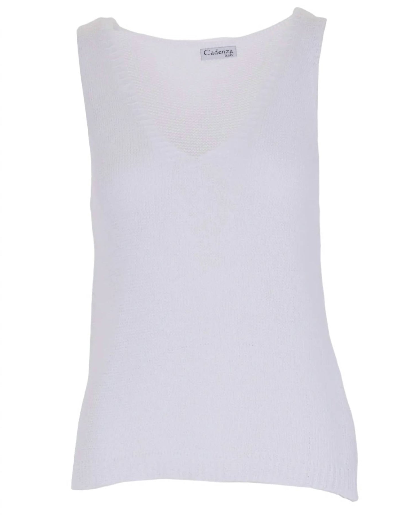 Cadenza Italy - Soft V-neck Sleeveless Top