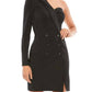 Mac Duggal - One Sleeve Short Prom Dress