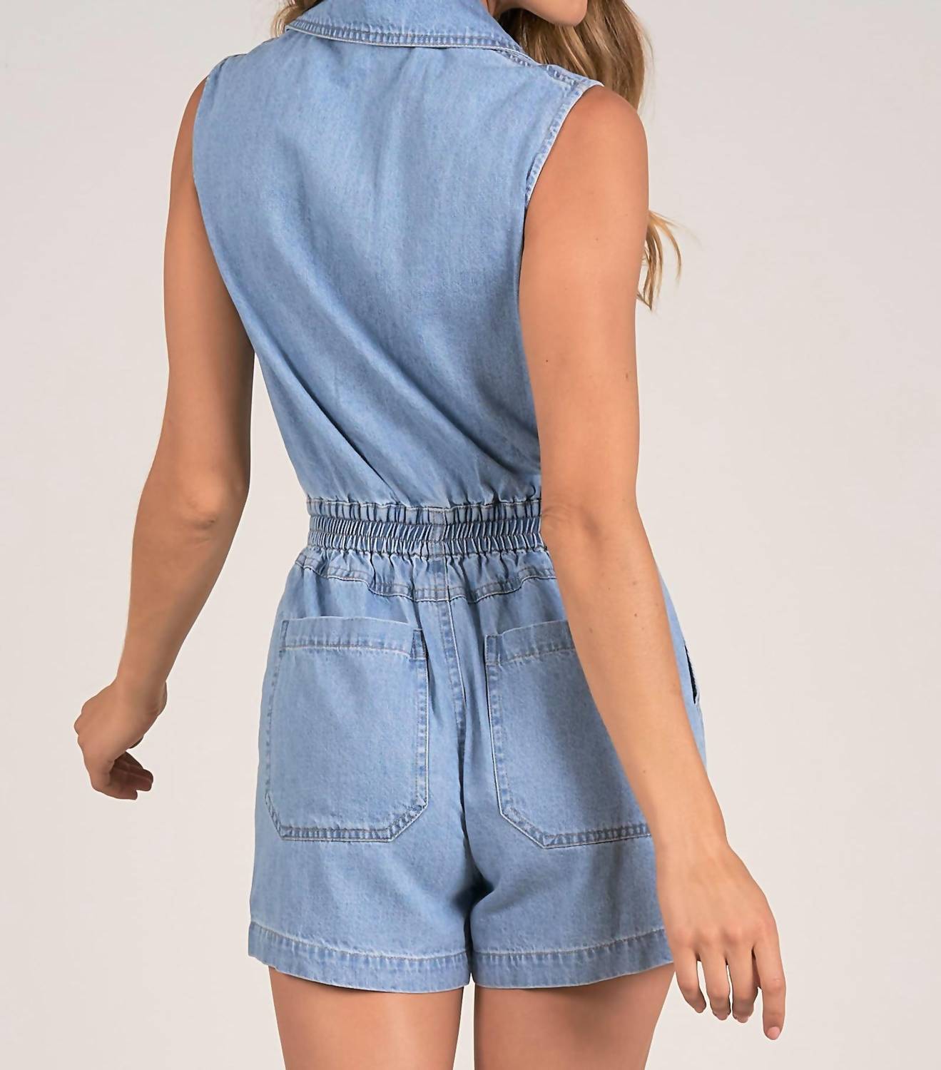 Elan - Kelly Denim Romper