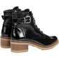 Dorking By Fluchos - Women's Lucero Patent Leather Booties