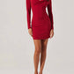 Astr - Cowl Neck Mini Dress