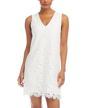Karen Kane Cream Lace Shift Dress