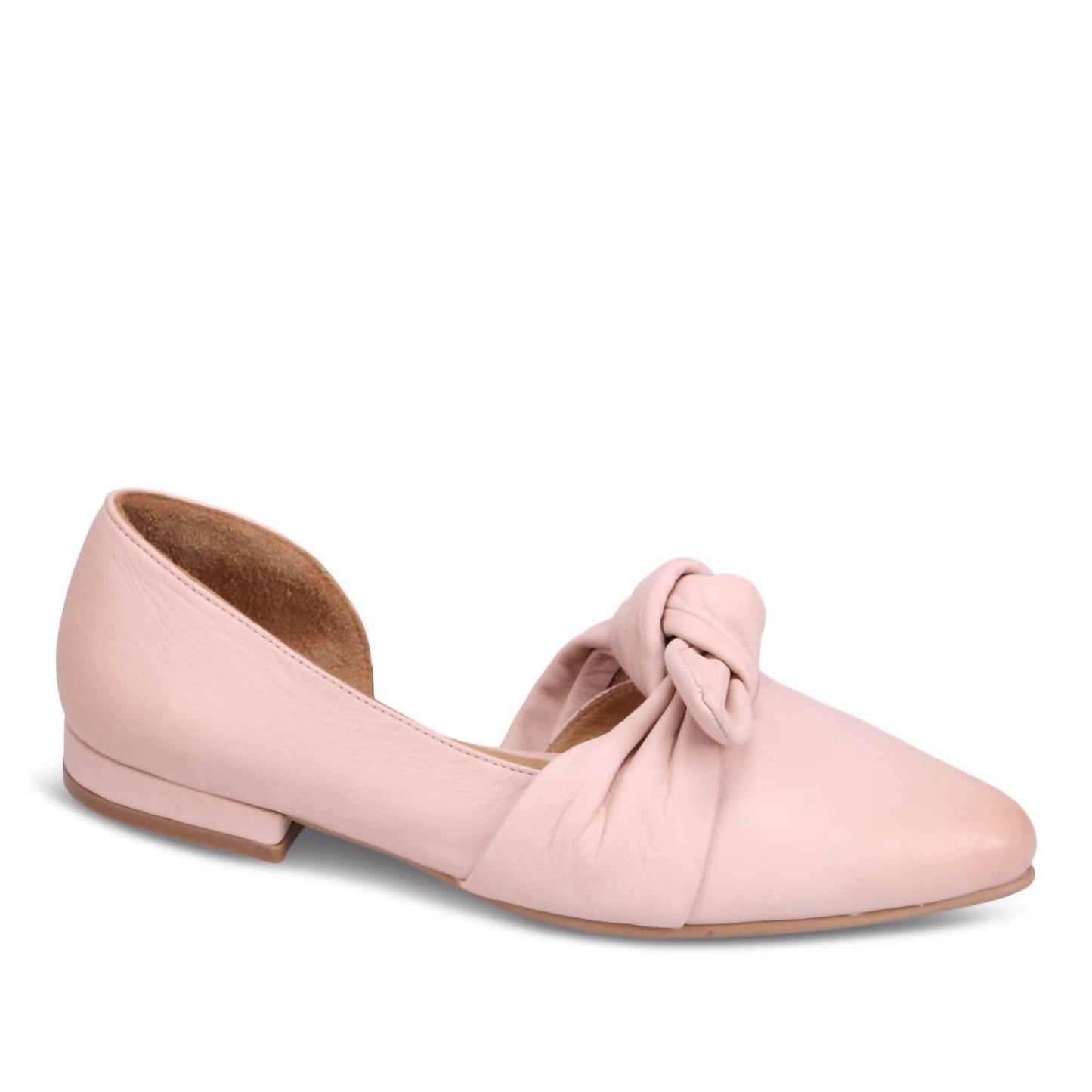 ब्यूनो - महिलाओं के चिकने लेदर फ्लैट जूते