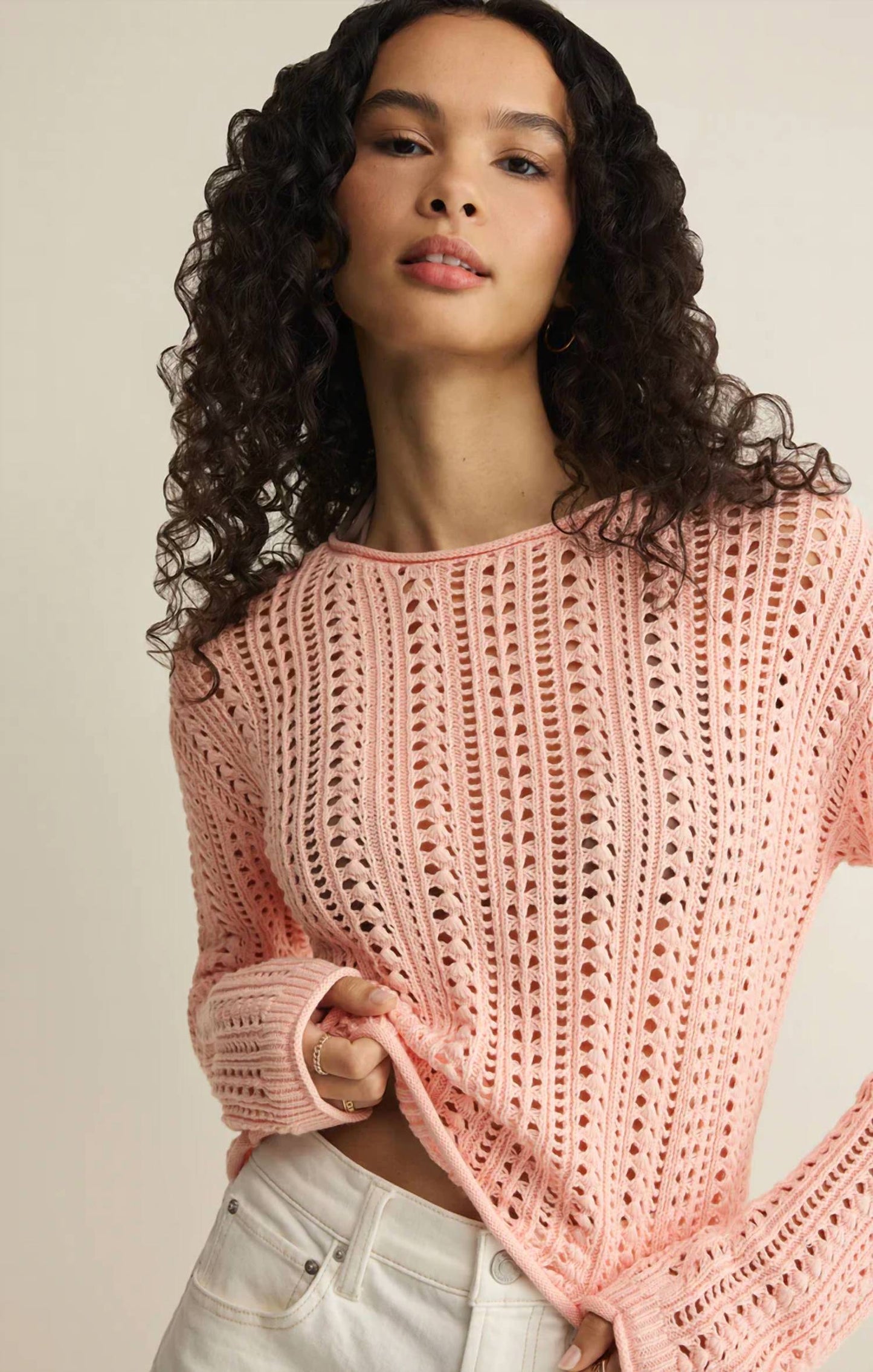 Z Supply - Upland Crochet Sweater Top
