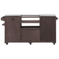 K&K 66.5' Outdoor Kitchen Island for Big Green Egg Grills