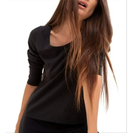 sanctuary-womens-black-ballet-long-sleeve-t-shirt-small