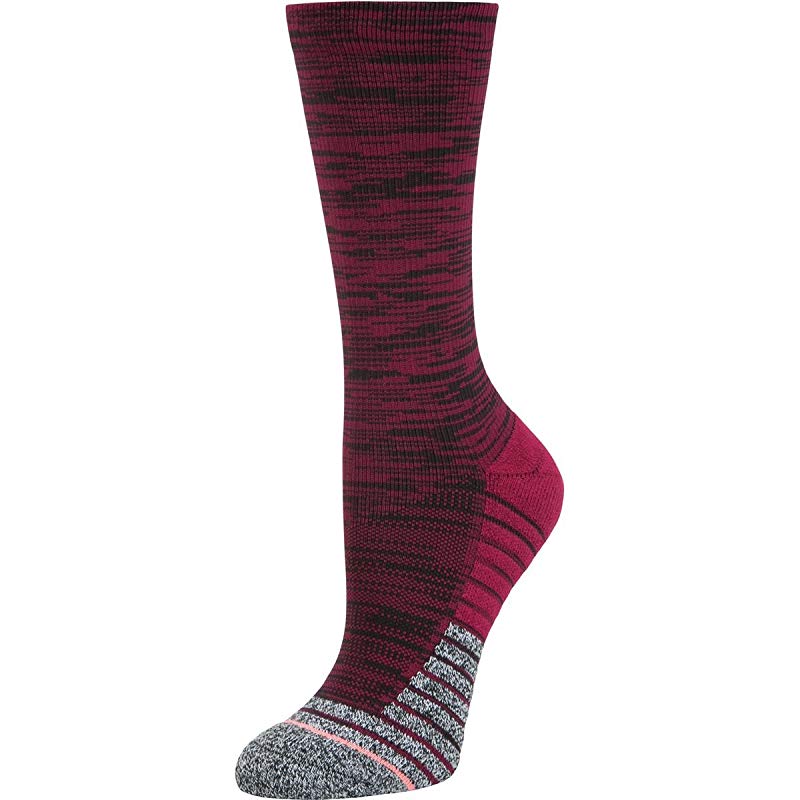 Stance Women's Circuit Crew Training Socks 3 Pack Red Size Medium