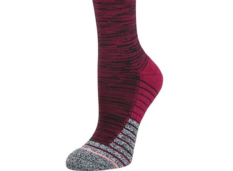 Stance Women's Circuit Crew Training Socks 3 Pack Red Size Medium