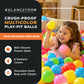 BalanceFrom Fitness 2.3" Play Pit Balls with Storage Bag, Multicolor (2 Pack)