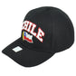 Chile South America Country Black Curved Bill Adjustable Adults Men Hat Cap