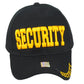 Security Guard Law Enforcement Office Black Men Constructed Adjustable Hat Cap