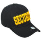 Security Guard Law Enforcement Office Black Men Constructed Adjustable Hat Cap