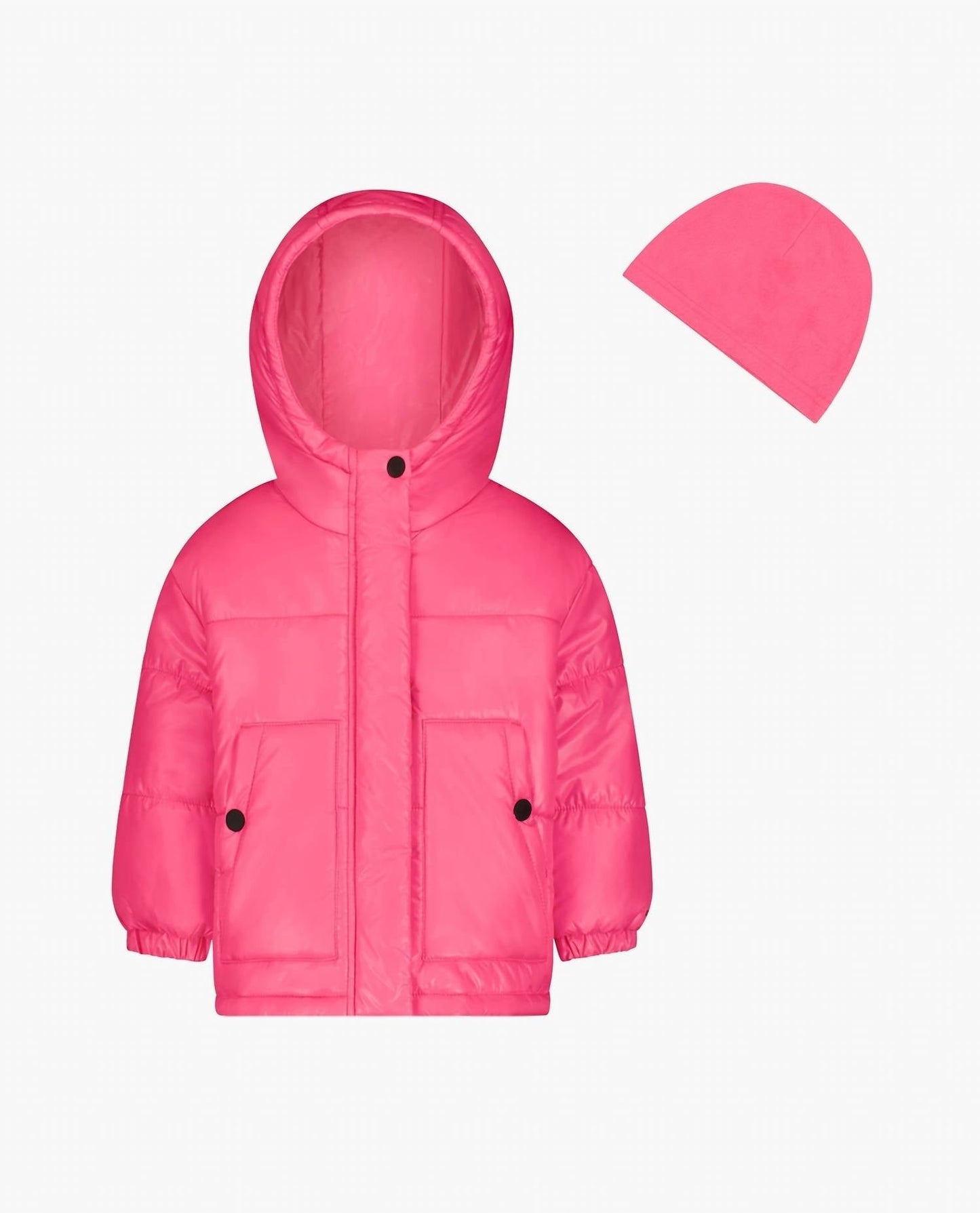 London Fog - Big Girls Zip-front Heavy Weight Puffer Jacket