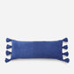 Sunday Citizen Blue Braided Pom Pom Lumbar Pillow