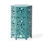 Galore Side Table With Sunburst Cut Out Design
