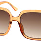 Sean John Large Square Sunglasses in Apricot Lord & Taylor