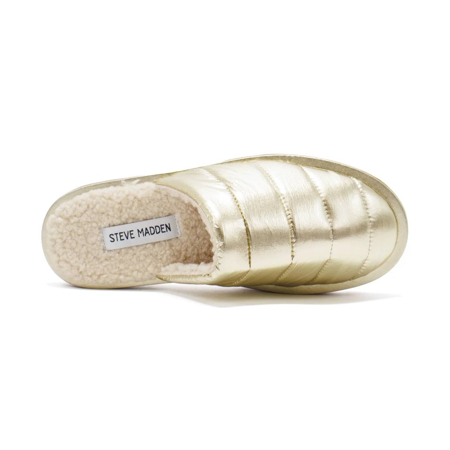 Steve Madden - Women's Chex Quilted Faux Fur Lined Slippers