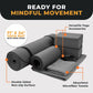BalanceFrom Fitness 7 Piece Yoga Set with Mat, Stretch Strap & Knee Pad, Gray