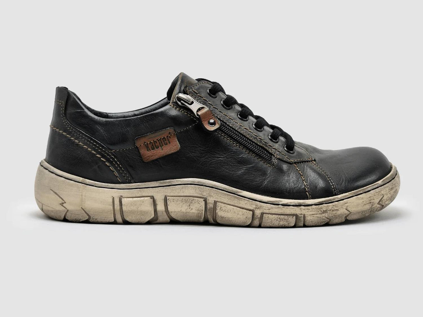 Kcr Group - Men's Original Zip-up Leather Shoes