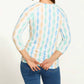 Fdj - 3/4 Sleeve Scoop Neck Top