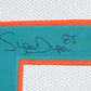 NFL Miami Dolphins Mark Duper #85 Autographed Signed Jersey White JSA Card