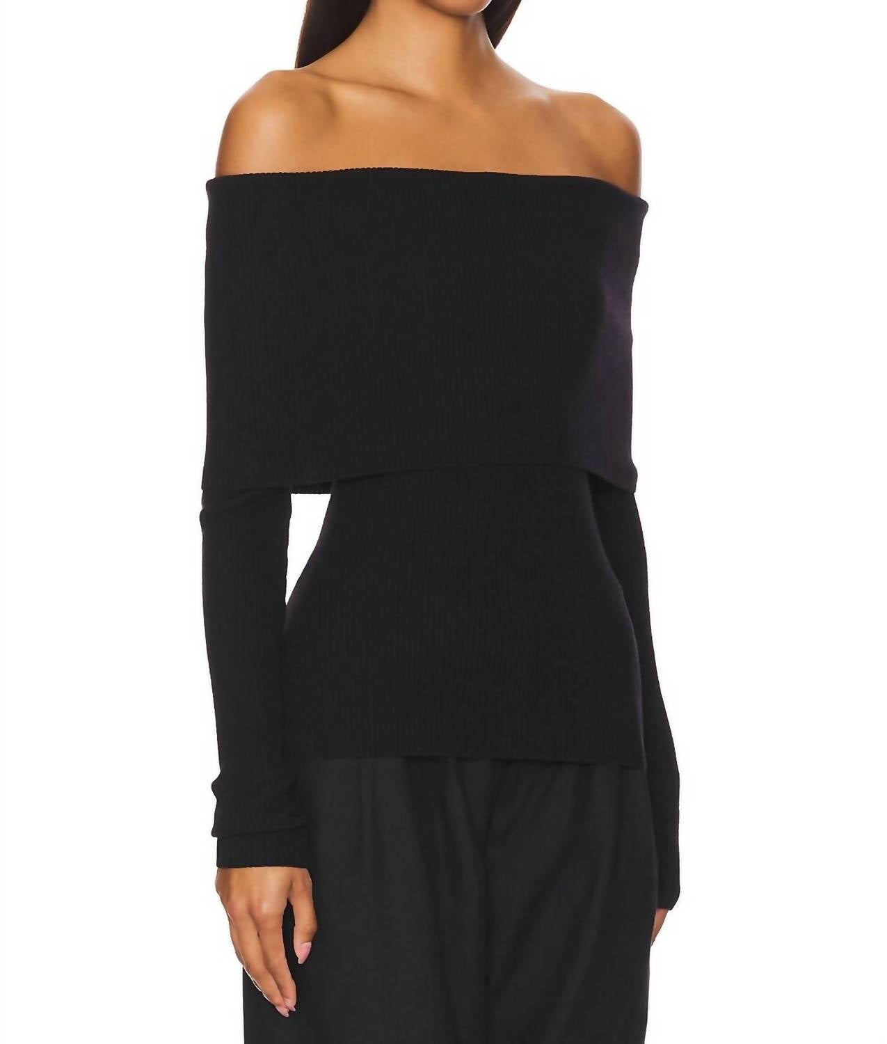 A.L.C. - Evelyn Merino Off Shoulder Top