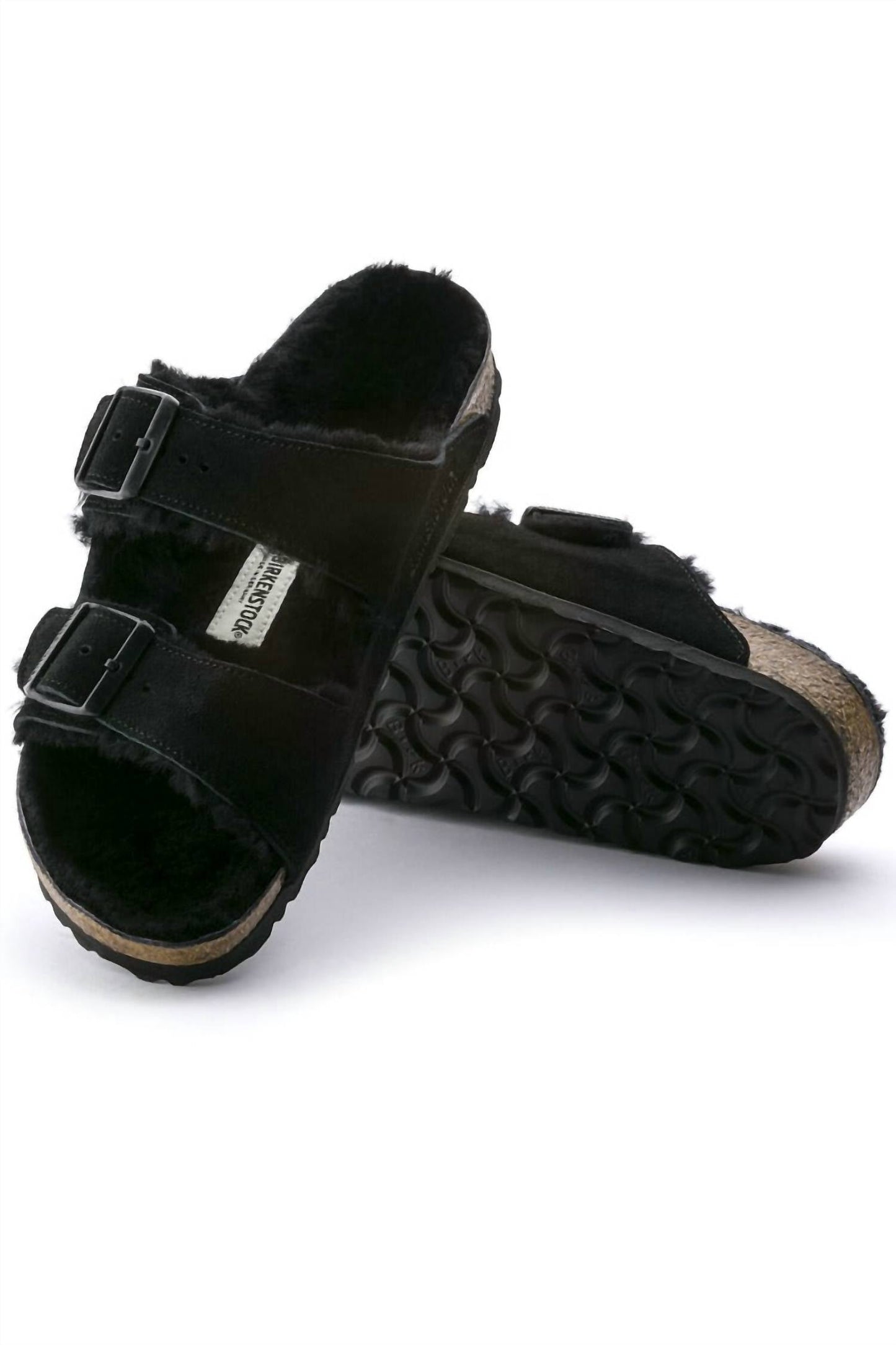 Birkenstock - Unisex Arizona Shearling Suede Sandals