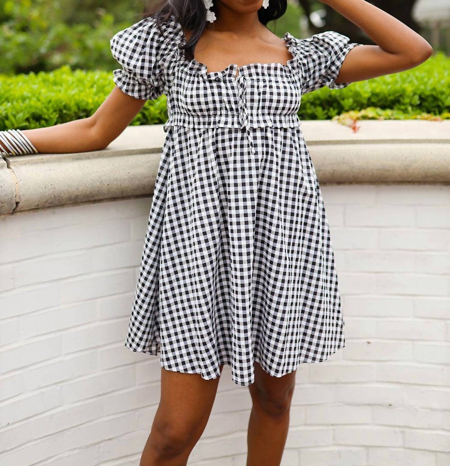 Buddylove - JAC PUFF SLEEVE SHORT DRESS