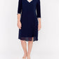 Frank Lyman - Knee-length Shift Knit Dress