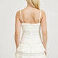 Edit By Nine - Ruffled Lace Mini Dress
