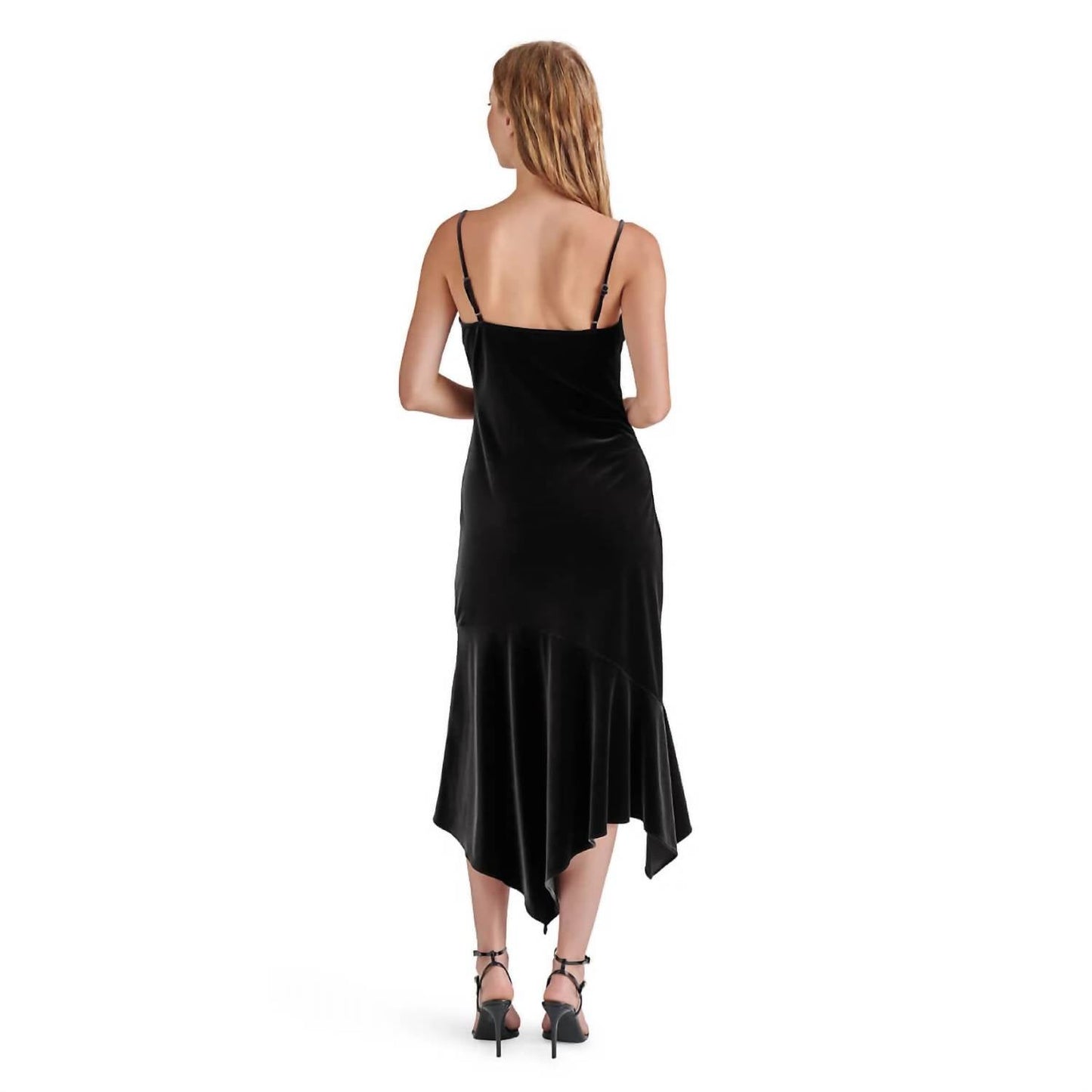 Steve Madden - Lucille Velvet Rosette Midi Dress