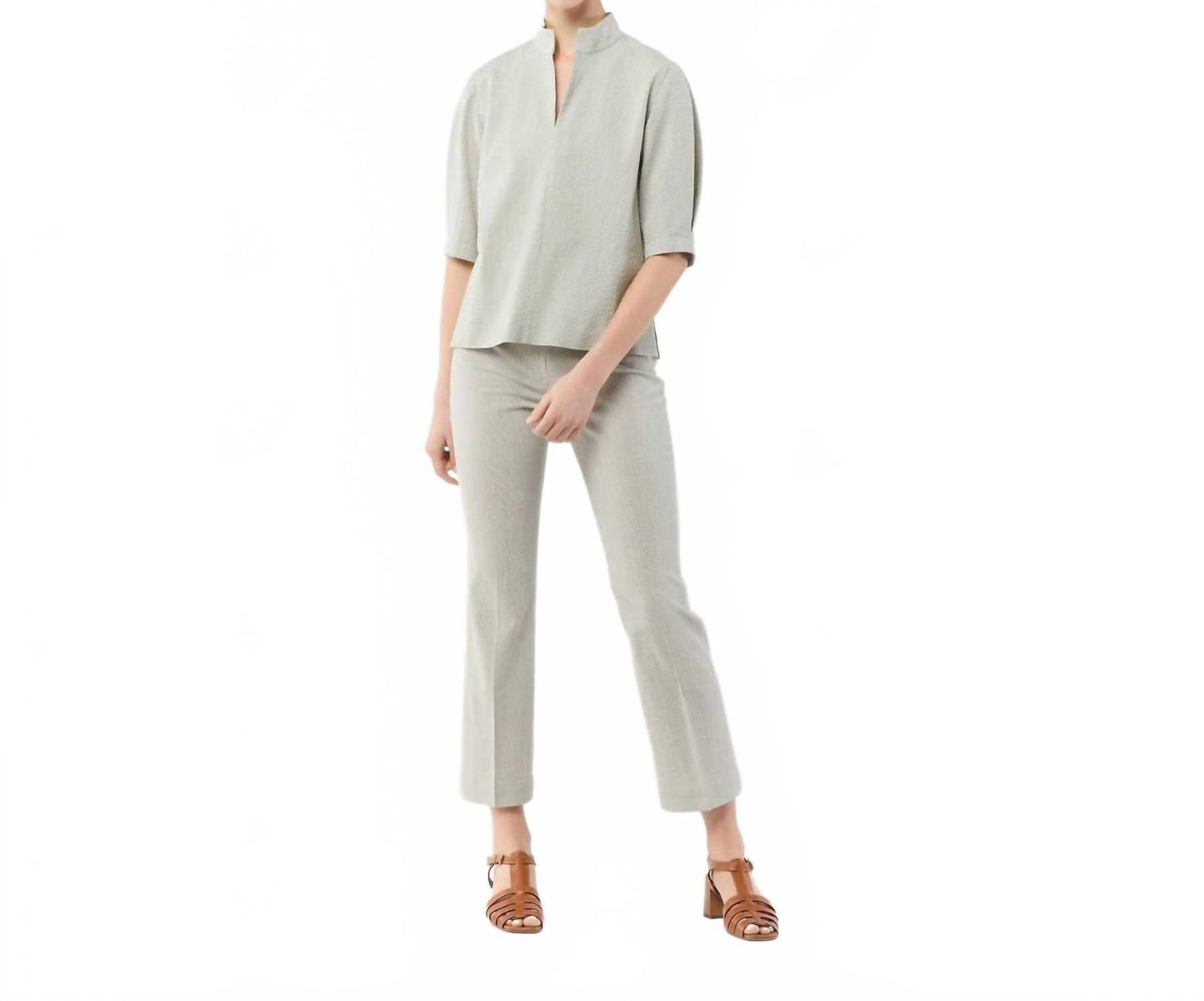 Ann Mashburn - Fayette Cropped Flare Pants