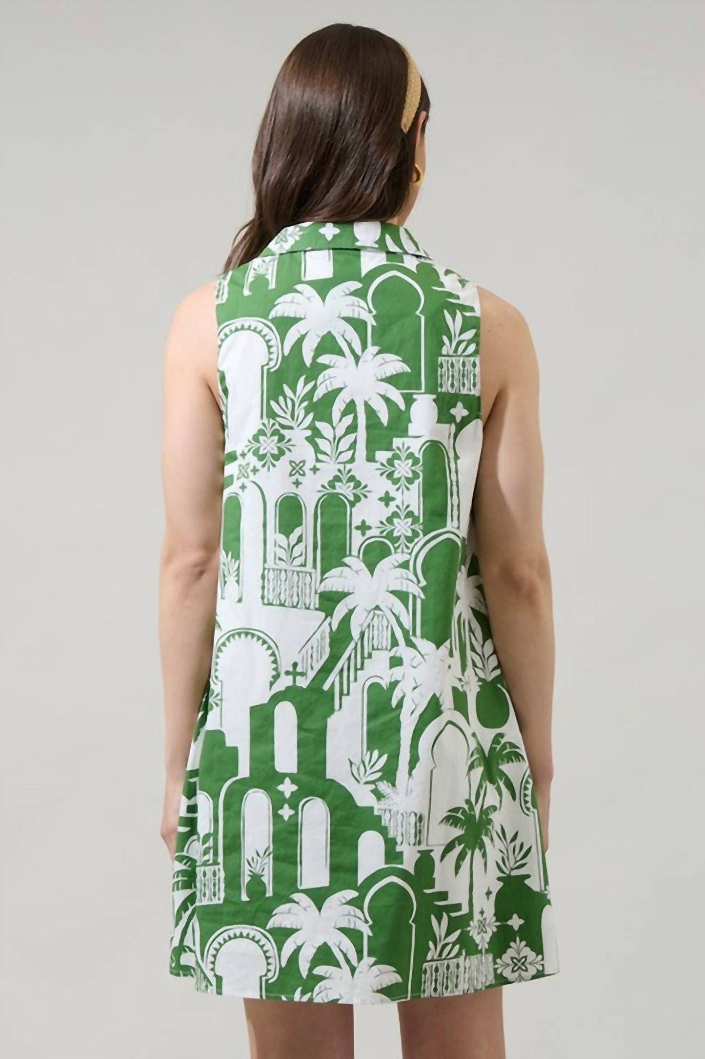 Sugarlips - Hannah Collared Shift Mini Dress