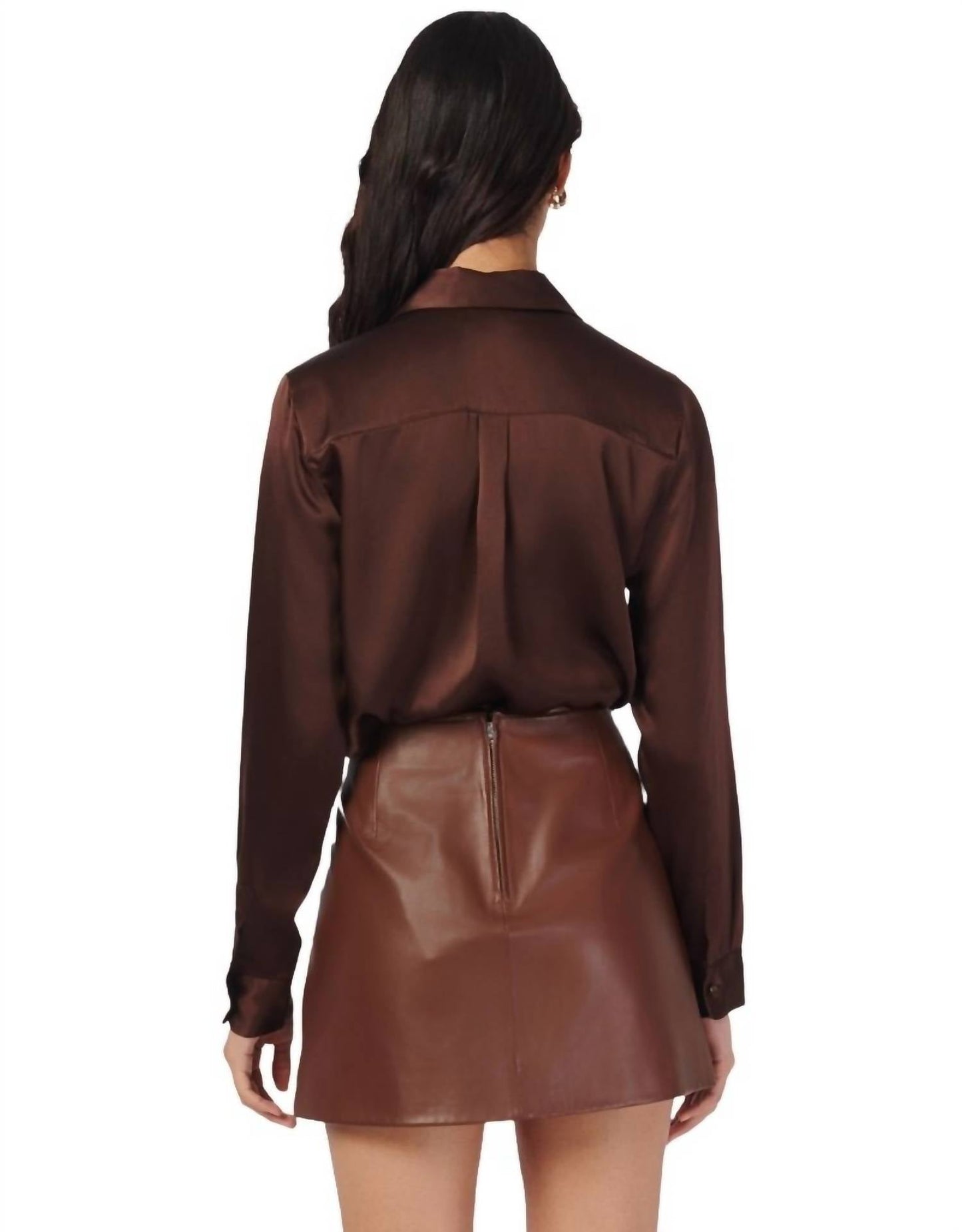 Cami Nyc - Cillian Genuine Leather Mini Skirt
