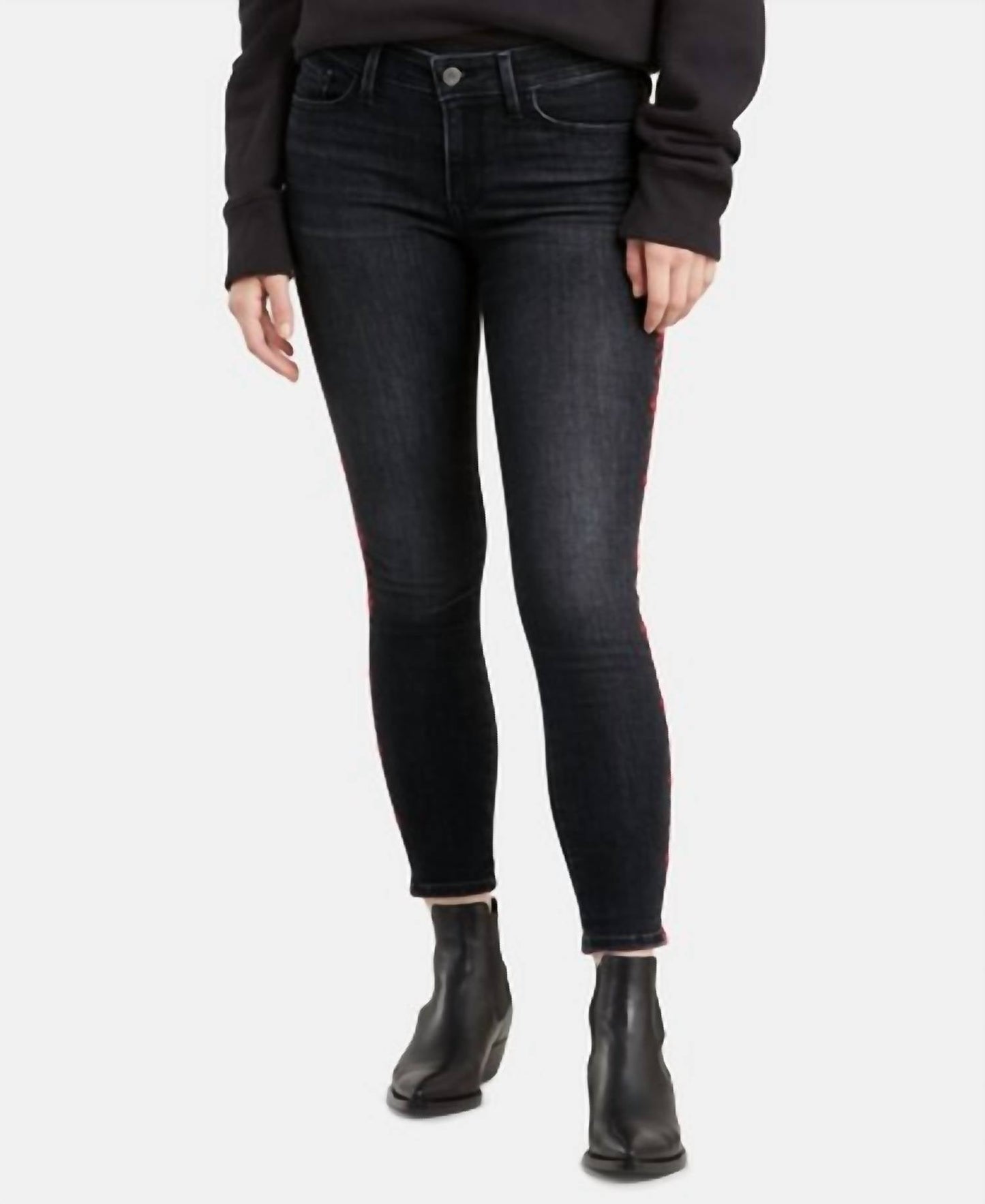 Levi'S - Embroidered Skinny Ankle Jeans