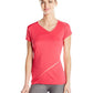 Craft Sportswear Women's Breakaway V Neck Short Sleeve Shirt Pink Size X-Small