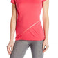 Craft Sportswear Women's Breakaway V Neck Short Sleeve Shirt Pink Size Small