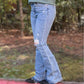 Judy Blue - Mid Rise Destroy & Released Hem Bootcut Denim Jean