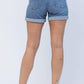 Judy Blue - Mid Rise Cuffed Shorts