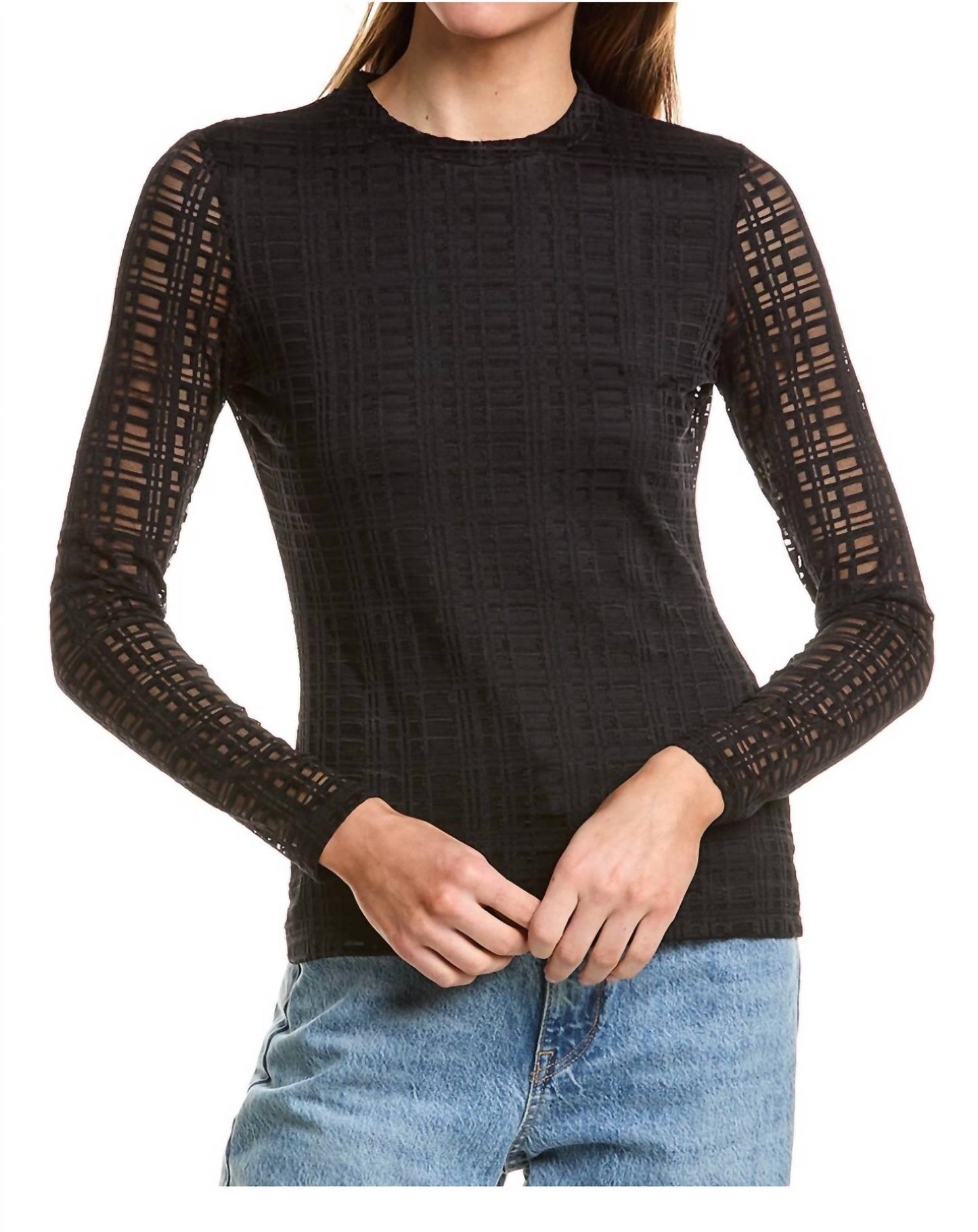 Johnny Was - Natalie Mesh Long Sleeve top